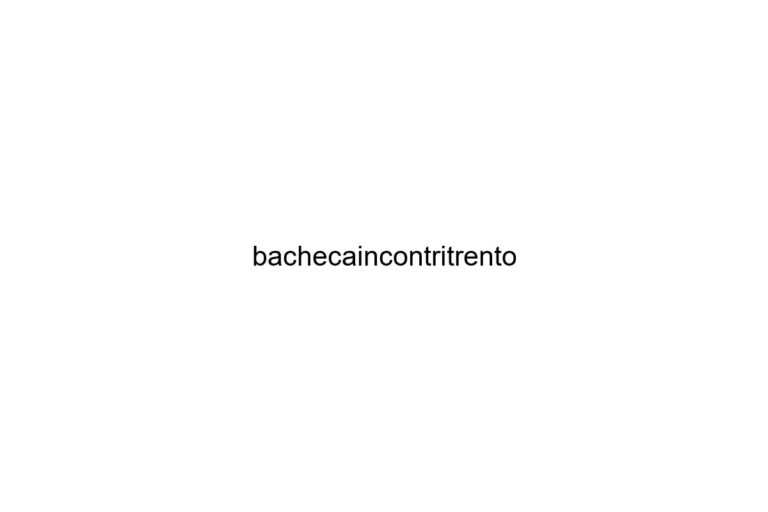 bachecaincontritrento