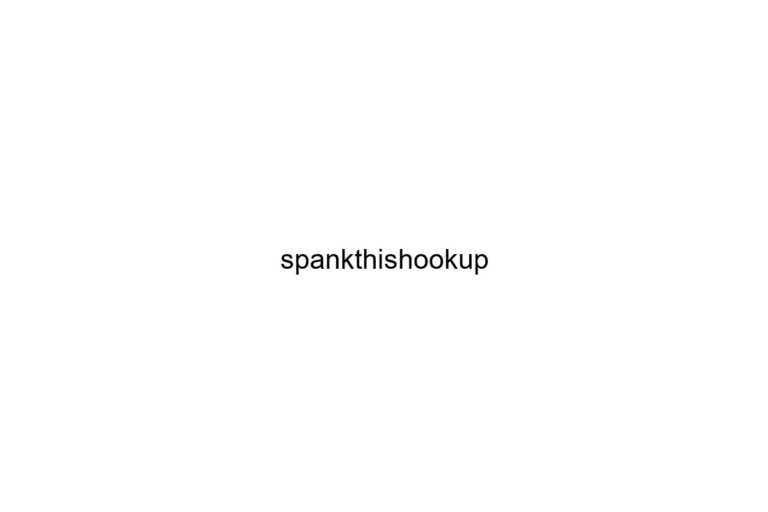 spankthishookup