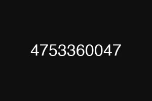 4753360047