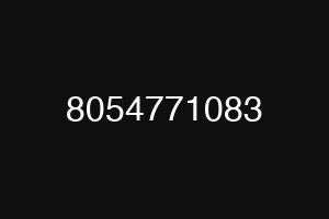 8054771083