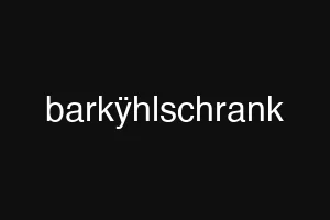 barkÿhlschrank