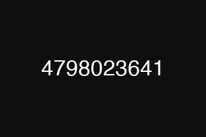 4798023641