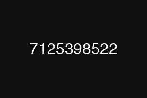 7125398522